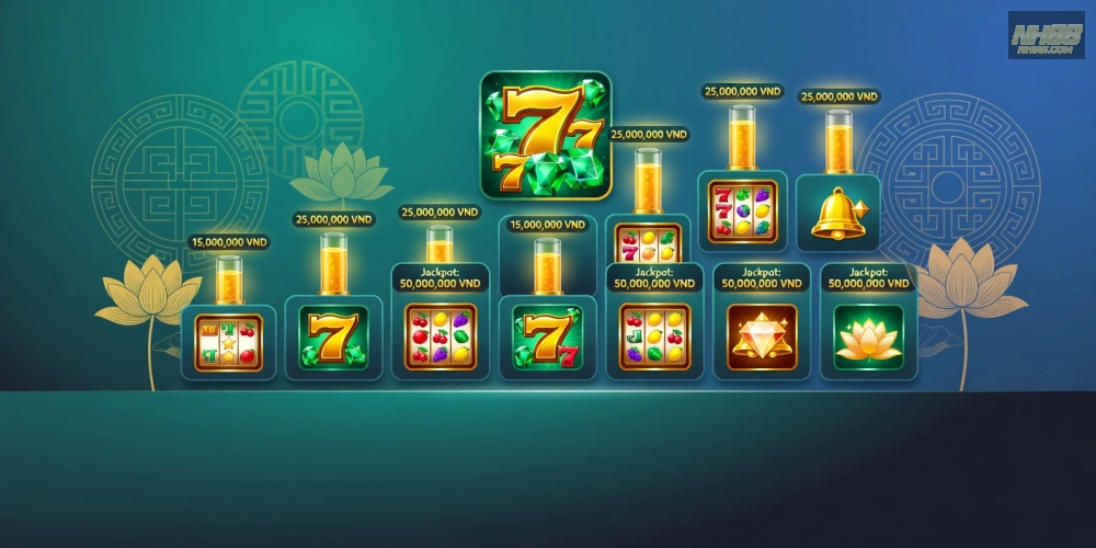 Top 15 trò chơi nổ hũ uy tín trên NH88 năm 2025 với jackpot hấp dẫn