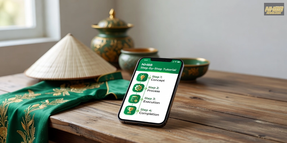 Minh họa khái niệm hướng dẫn nh88 cơ bản dành cho người dùng mới tại Việt Nam