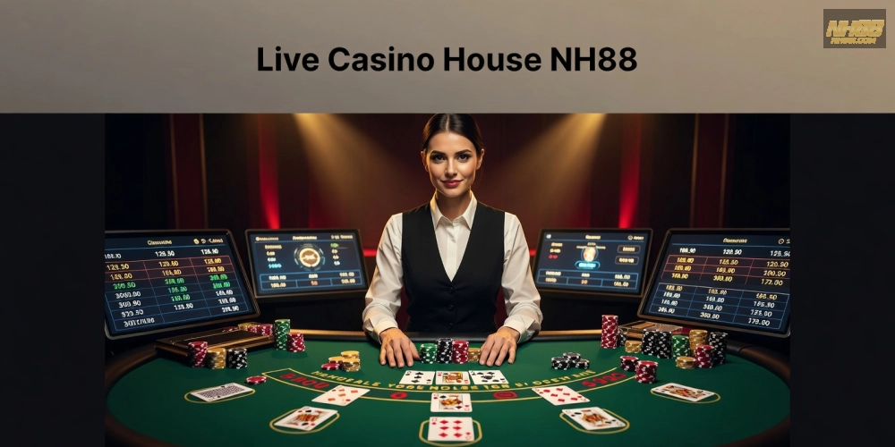 Khám phá khái niệm live casino house nh88 qua hình ảnh minh họa sống động