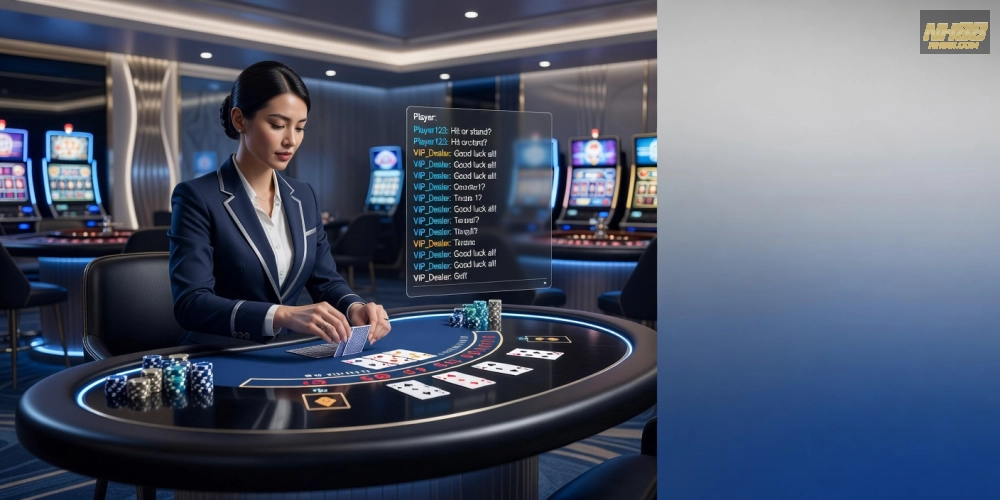 Giao diện bàn chơi baccarat live từ Pragmatic Play trên nh88