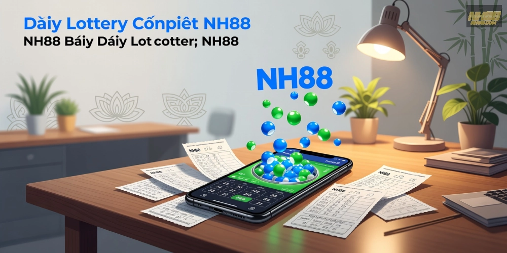 Hình minh họa khái niệm xổ số hôm nay nh88 với giao diện hiện đại và kết quả realtime